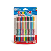 Rotulador Carioca Bicolor Blister 12 Colores Surtidos | Universal Española S,A, | Pack 1 Unidades